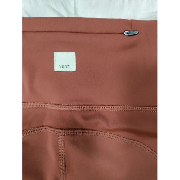 Vuori Pocket Stride Performance Leggings Inner pocket Back Zipper Leggings S - Picture 9 of 16